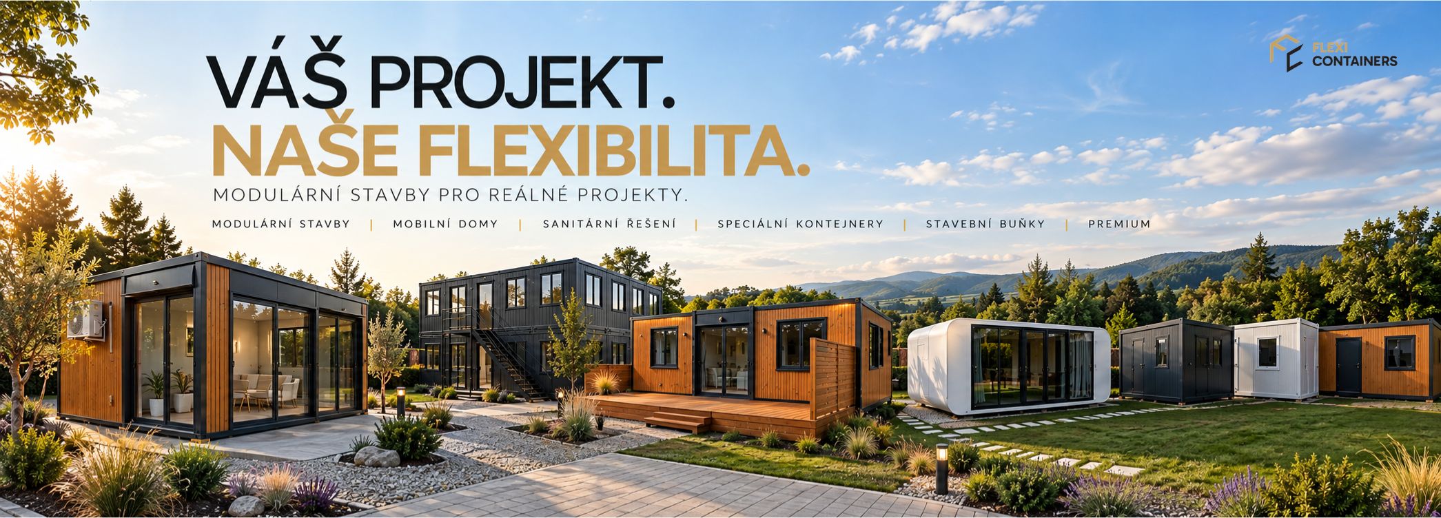 FLEXICONTAINERS – modulární řešení pro bydlení, stavebnictví a průmysl